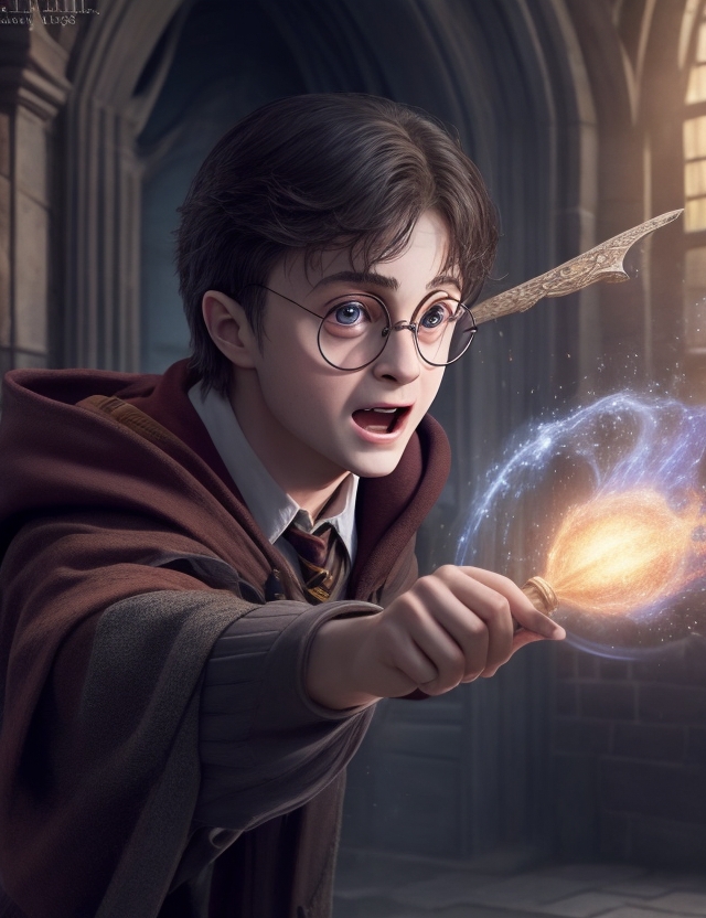 Harry potter practicing shifting